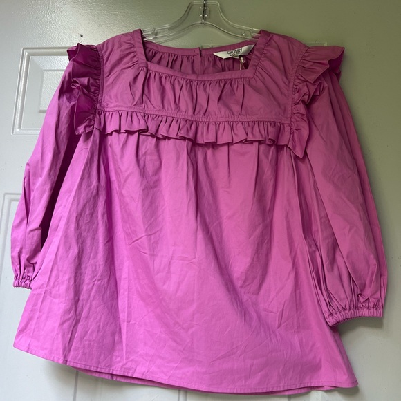 Crosby by Mollie Burch MAE TOP Pink Size Medium - Picture 7 of 12